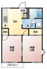 MANGATA鴻巣Ⅱの間取り画像