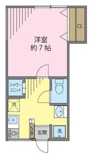 ハイネス梅丘の間取り画像