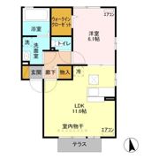 ピュアマインド Eの間取り画像
