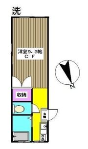 第15サカエビルの間取り画像