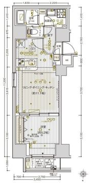 ヴァレッシア上野NorthCityの間取り画像