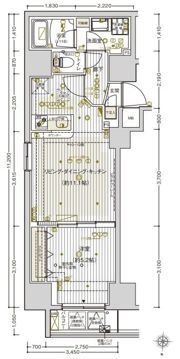 ヴァレッシア上野NorthCityの間取り画像
