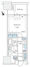 麻布台ヒルズレジデンスBの間取り画像