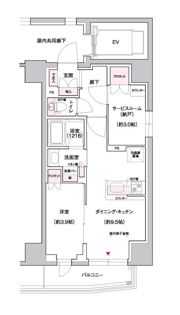 ジェイグランコート上野入谷の間取り画像