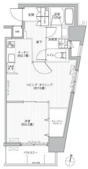 カーサラスク目白台の間取り画像