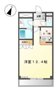 メゾン・ド・万葉の間取り画像