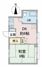 ユシマハイツの間取り画像