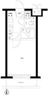 ルーブル早稲田弐番館の間取り画像