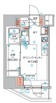 ハーモニーレジデンス巣鴨山手インサイドの間取り画像