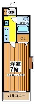 クリスタル東松原の間取り画像