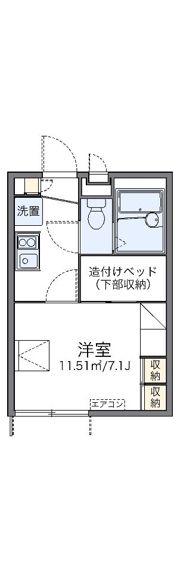 レオパレスノーヴァⅢの間取り画像