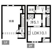 いえガレージの間取り画像