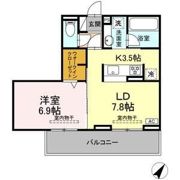 セレーナ東静岡の間取り画像