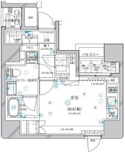 ディアレイシャス錦糸町の間取り画像