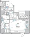 ディアレイシャス錦糸町の間取り画像
