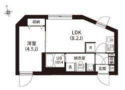 レピュア南大井レジデンスの間取り画像