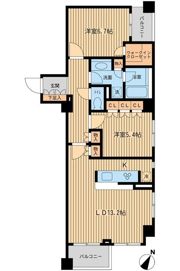 レジデンス三宿の間取り画像