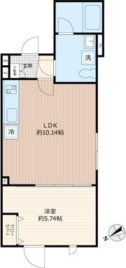 STRIPES 用賀Ⅱの間取り画像