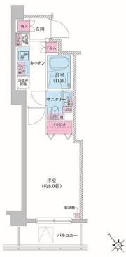 レジディア荻窪Ⅲの間取り画像
