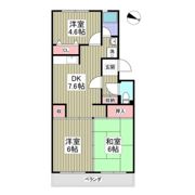 セジュールマンションの間取り画像