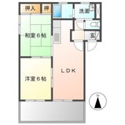 ベルドミールセキネB棟の間取り画像
