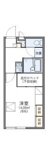 レオパレスアゼリア ヒルの間取り画像