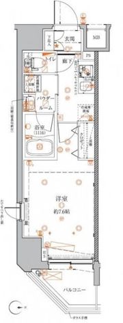 クレイシアIDZ蒲田の間取り画像