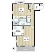 洗足第2マンションの間取り画像