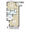洗足第2マンションの間取り画像