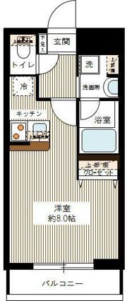 ハーモニーレジデンス大森山王＃002の間取り画像