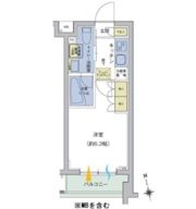 アジールコート品川中延の間取り画像