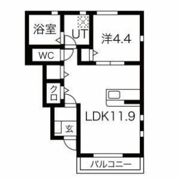 バーチュー・ドゥエリングの間取り画像