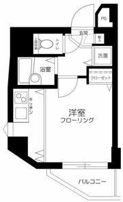 スカイコート市ヶ谷柳町の間取り画像