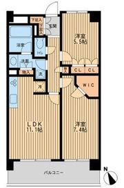 HF若林公園レジデンスの間取り画像