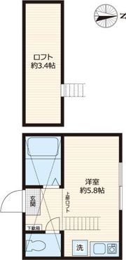G・Aタウン白楽Ⅱの間取り画像