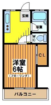 コーポ石川の間取り画像