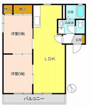 ハイツ荻野A棟の間取り画像