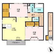 レジデンス Ⅲの間取り画像