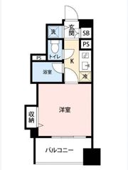 マイナビSTAY日本橋茅場町（プライムアーバン日本橋茅場町）の間取り画像