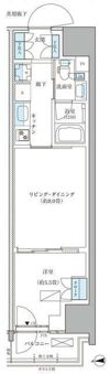 パークアクシス品川天王洲アイルの間取り画像