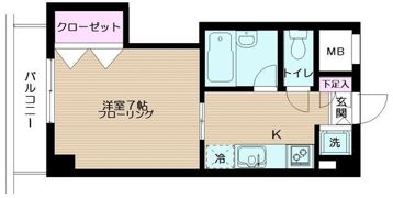 クレスト東池袋の間取り画像