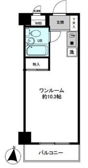中銀亀戸マンシオンの間取り画像