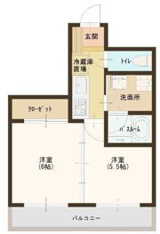 クレッセントテラスの間取り画像