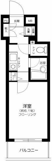 菱和パレス早稲田参番館の間取り画像