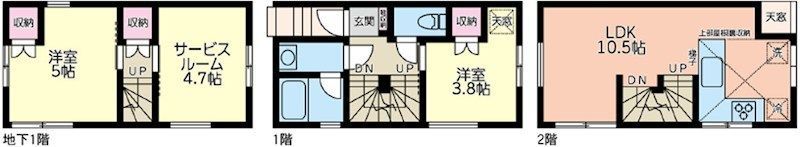 本町4丁目戸建の間取り画像