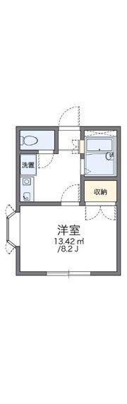 レオパレスサンライト壱番館の間取り画像