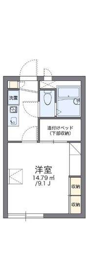 レオパレスはまの間取り画像