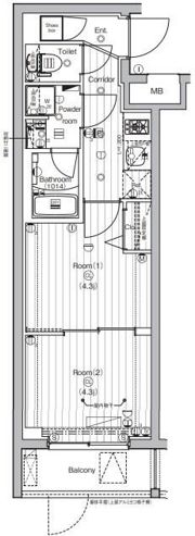 仮称）PREMIUM CUBE世田谷の間取り画像