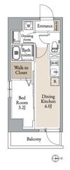 グランカーサ住吉Ⅱの間取り画像