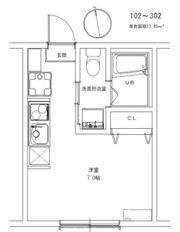 シャンファーレルリエ一之江ノースの間取り画像